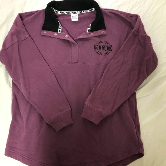 PINK Victoria's Secret Tops - VS PINK quarter button-up